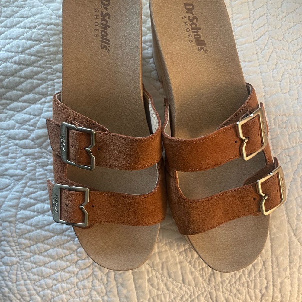 Dr. Schools Open Toe Clog Size 7 - image 4